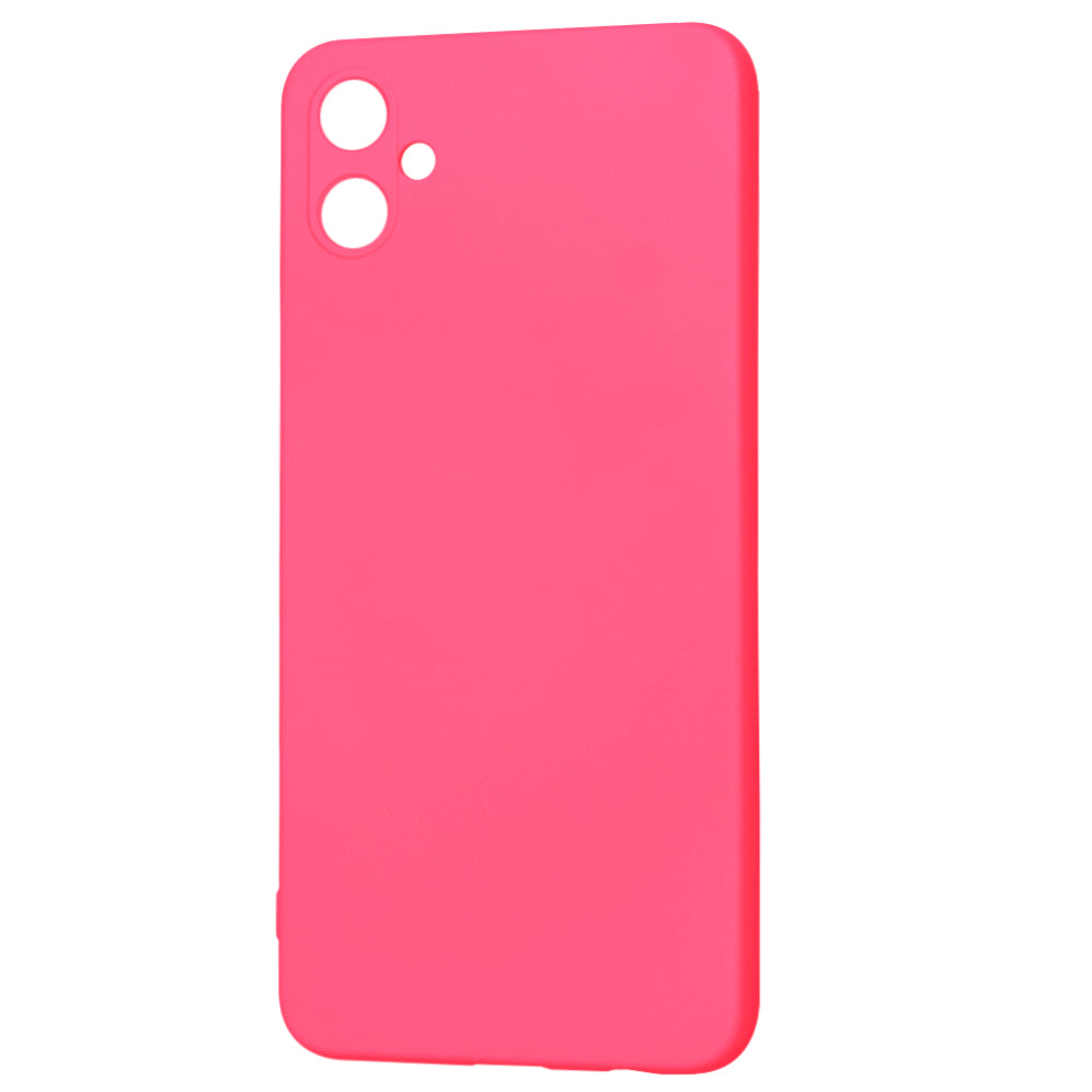 Husa de protectie Techsuit SoftFlex compatibila cu Samsung Galaxy A05, acoperire spate, roz neon