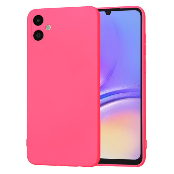 Husa de protectie Techsuit SoftFlex compatibila cu Samsung Galaxy A05, acoperire spate, roz neon