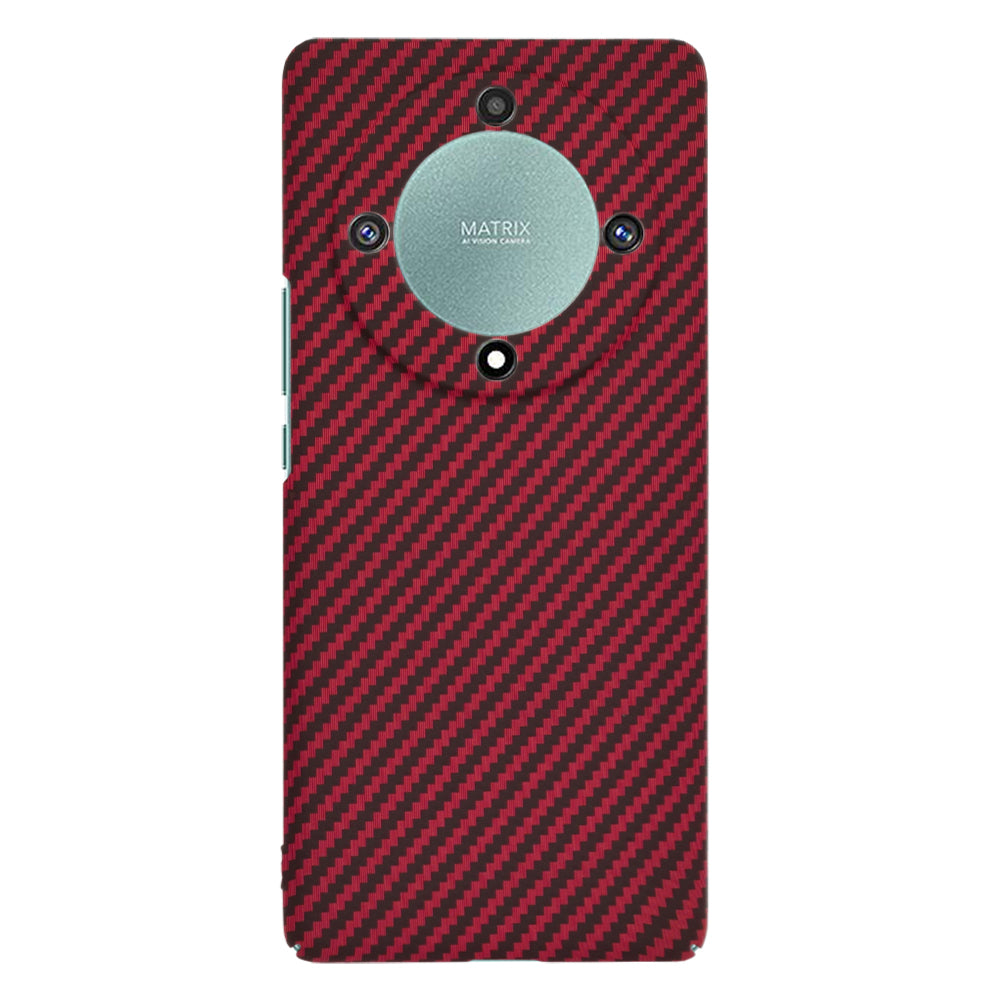 Husa de protectie Techsuit Carbonite FiberShell compatibila cu Honor Magic5 Lite , acoperire spate, rosu