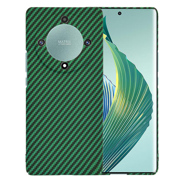 Husa de protectie Techsuit Carbonite FiberShell compatibila cu Honor Magic5 Lite , acoperire spate, verde