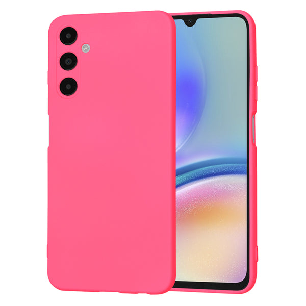 Husa de protectie Techsuit SoftFlex compatibila cu Samsung Galaxy A05s, acoperire spate, roz neon