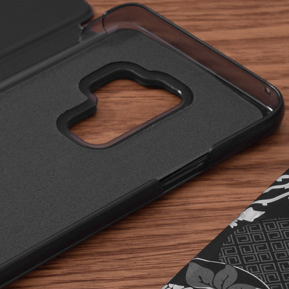 Husa de protectie Techsuit eFold Series compatibila cu Samsung Galaxy S9 Plus, acoperire spate, negru