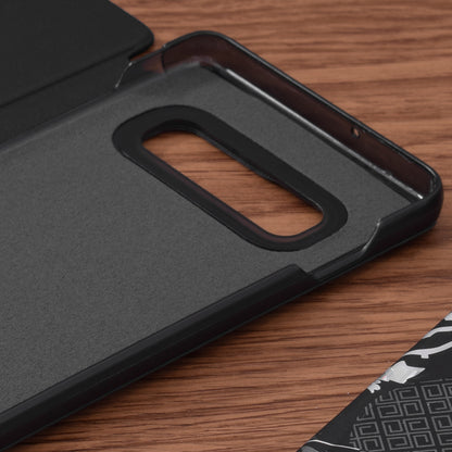 Husa de protectie Techsuit eFold Series compatibila cu Samsung Galaxy S10, acoperire spate, negru