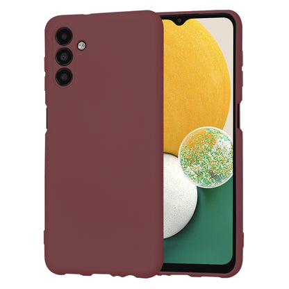 Husa de protectie Techsuit SoftFlex compatibila cu Samsung Galaxy A13 5G, acoperire spate, visiniu