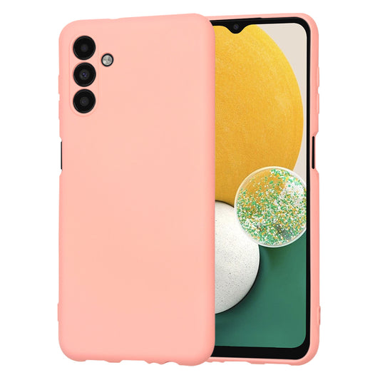 Husa de protectie Techsuit SoftFlex compatibila cu Samsung Galaxy A13 5G, acoperire spate, roz deschis
