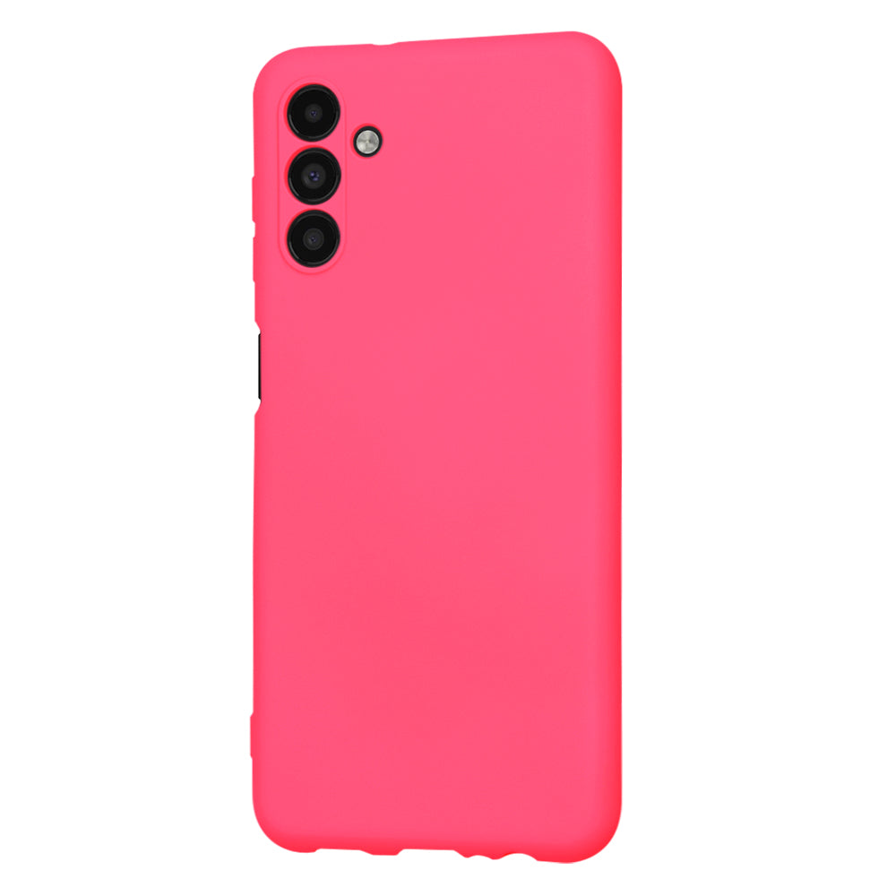 Husa de protectie Techsuit SoftFlex compatibila cu Samsung Galaxy A04s, acoperire spate, roz neon
