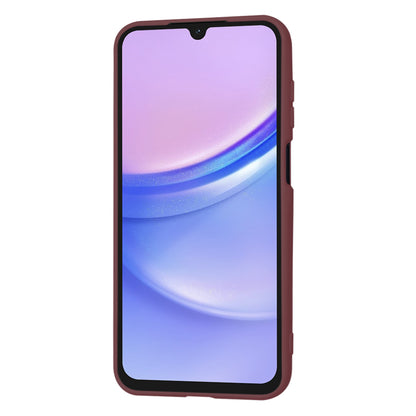 Husa de protectie Techsuit SoftFlex compatibila cu Samsung Galaxy A15 5G, acoperire spate, visiniu