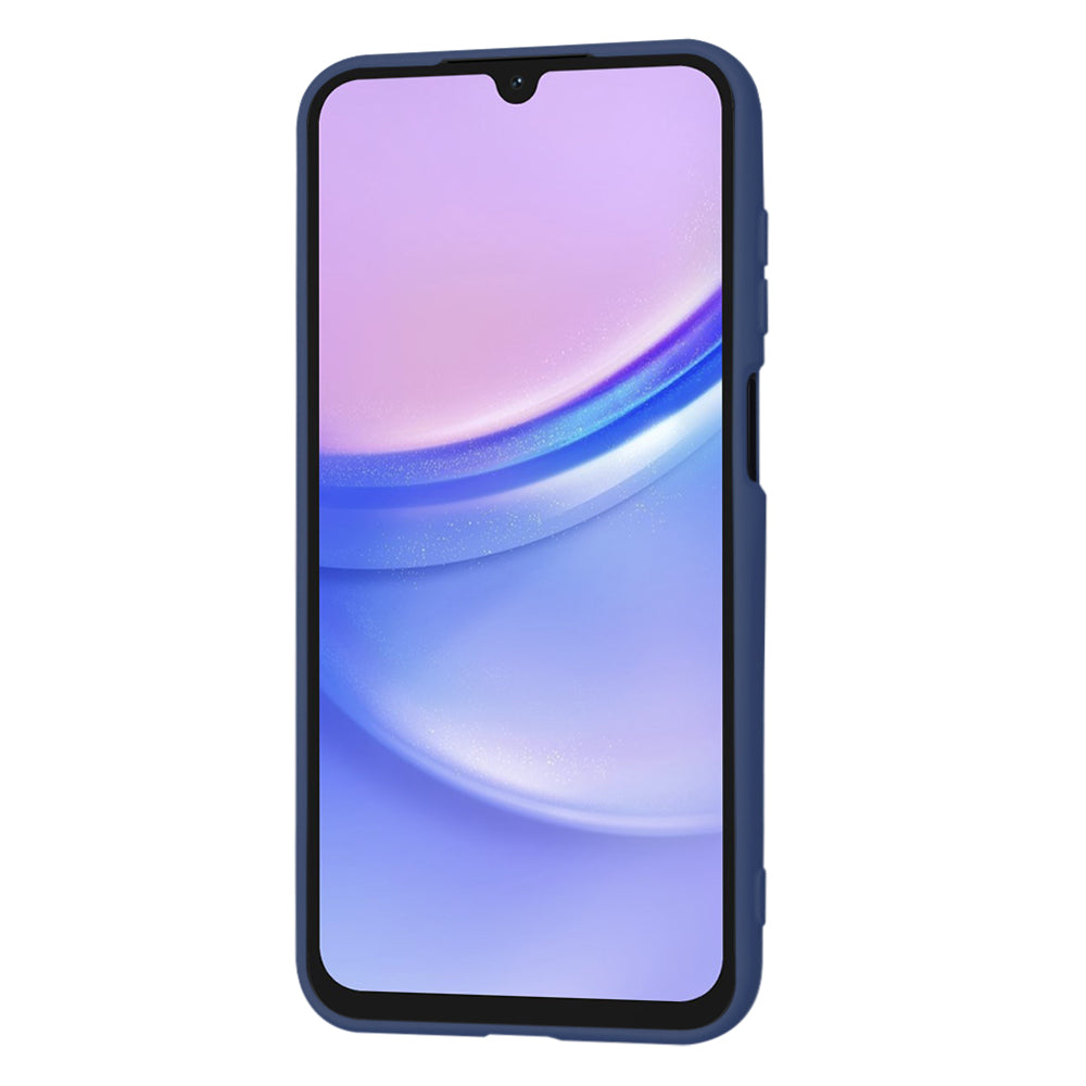 Husa de protectie Techsuit SoftFlex compatibila cu Samsung Galaxy A15 5G, acoperire spate, albastru inchis