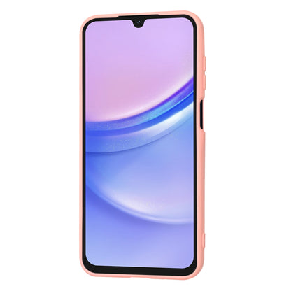 Husa de protectie Techsuit SoftFlex compatibila cu Samsung Galaxy A15, acoperire spate, roz deschis