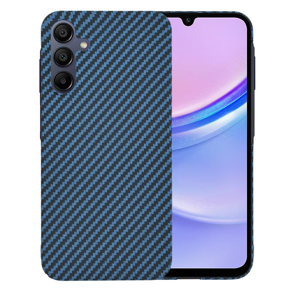 Husa de protectie Techsuit Carbonite FiberShell compatibila cu Samsung Galaxy A15 5G , acoperire spate, albastru deschis