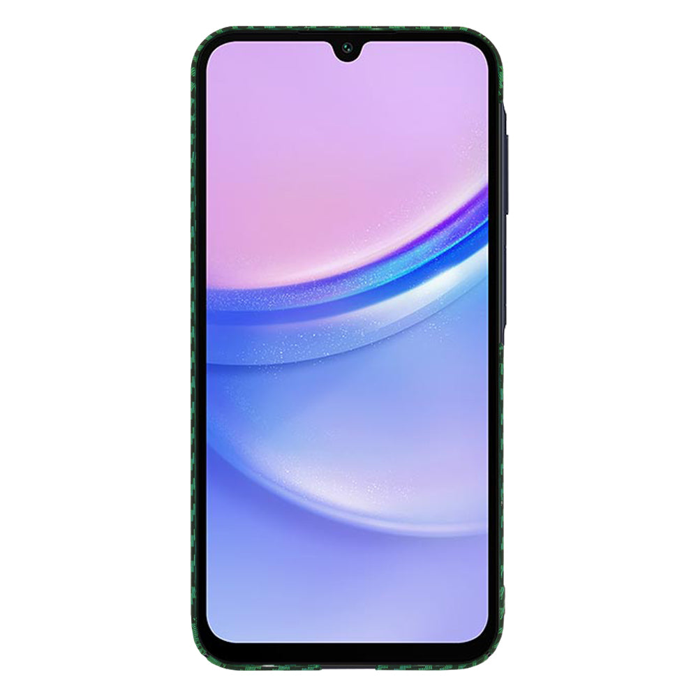 Husa de protectie Techsuit Carbonite FiberShell compatibila cu Samsung Galaxy A15 , acoperire spate, verde
