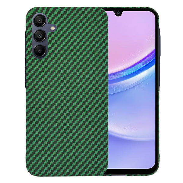 Husa de protectie Techsuit Carbonite FiberShell compatibila cu Samsung Galaxy A15 5G , acoperire spate, verde