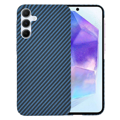 Husa de protectie Techsuit Carbonite FiberShell compatibila cu Samsung Galaxy A55 5G , acoperire spate, albastru deschis