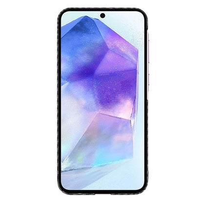 Husa de protectie Techsuit Carbonite FiberShell compatibila cu Samsung Galaxy A55 5G , acoperire spate, negru