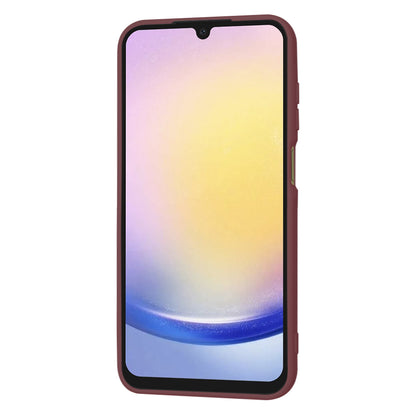 Husa de protectie Techsuit SoftFlex compatibila cu Samsung Galaxy A25 5G, acoperire spate, visiniu