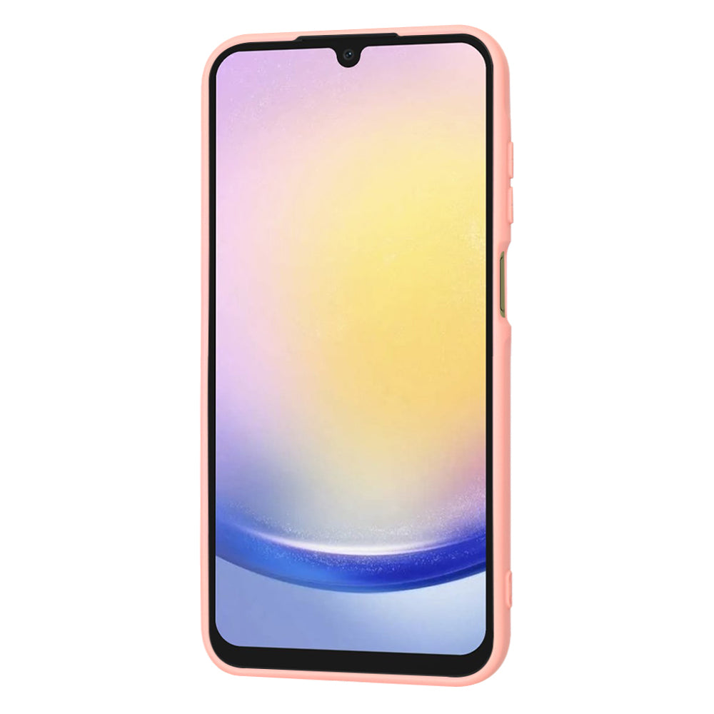 Husa de protectie Techsuit SoftFlex compatibila cu Samsung Galaxy A25 5G, acoperire spate, roz deschis