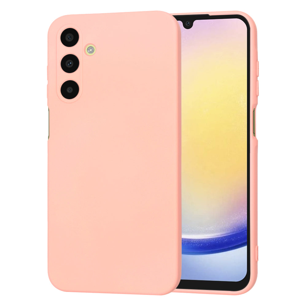 Husa de protectie Techsuit SoftFlex compatibila cu Samsung Galaxy A25 5G, acoperire spate, roz deschis