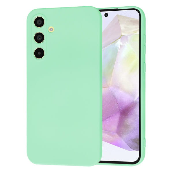 Husa de protectie Techsuit SoftFlex compatibila cu Samsung Galaxy A35 5G, acoperire spate, verde menta