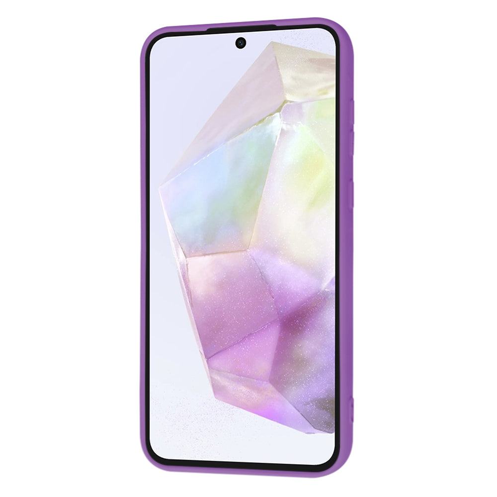 Husa de protectie Techsuit SoftFlex compatibila cu Samsung Galaxy A35 5G, acoperire spate, mov