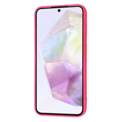 Husa de protectie Techsuit SoftFlex compatibila cu Samsung Galaxy A35 5G, acoperire spate, roz neon