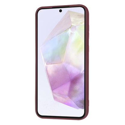 Husa de protectie Techsuit SoftFlex compatibila cu Samsung Galaxy A35 5G, acoperire spate, visiniu