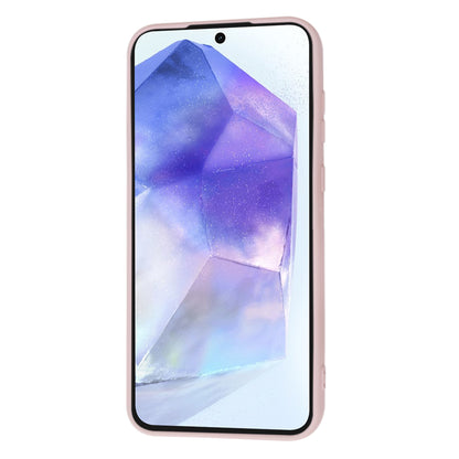 Husa de protectie Techsuit SoftFlex compatibila cu Samsung Galaxy A55 5G, acoperire spate, roz pudra