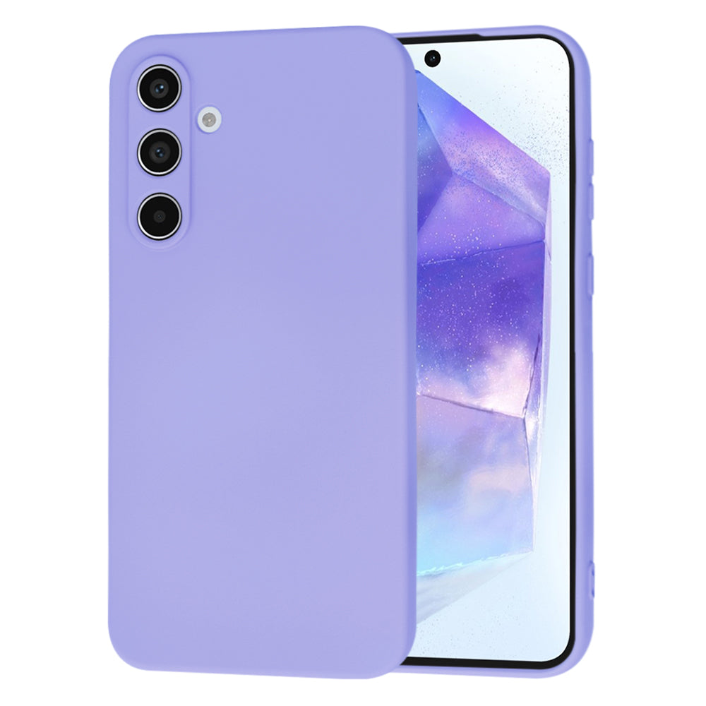 Husa de protectie Techsuit SoftFlex compatibila cu Samsung Galaxy A55 5G, acoperire spate, violet