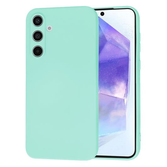 Husa de protectie Techsuit SoftFlex compatibila cu Samsung Galaxy A55 5G, acoperire spate, albastru deschis