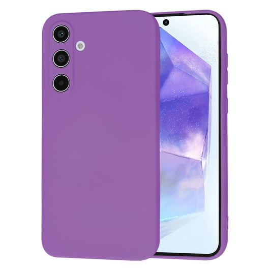Husa de protectie Techsuit SoftFlex compatibila cu Samsung Galaxy A55 5G, acoperire spate, mov