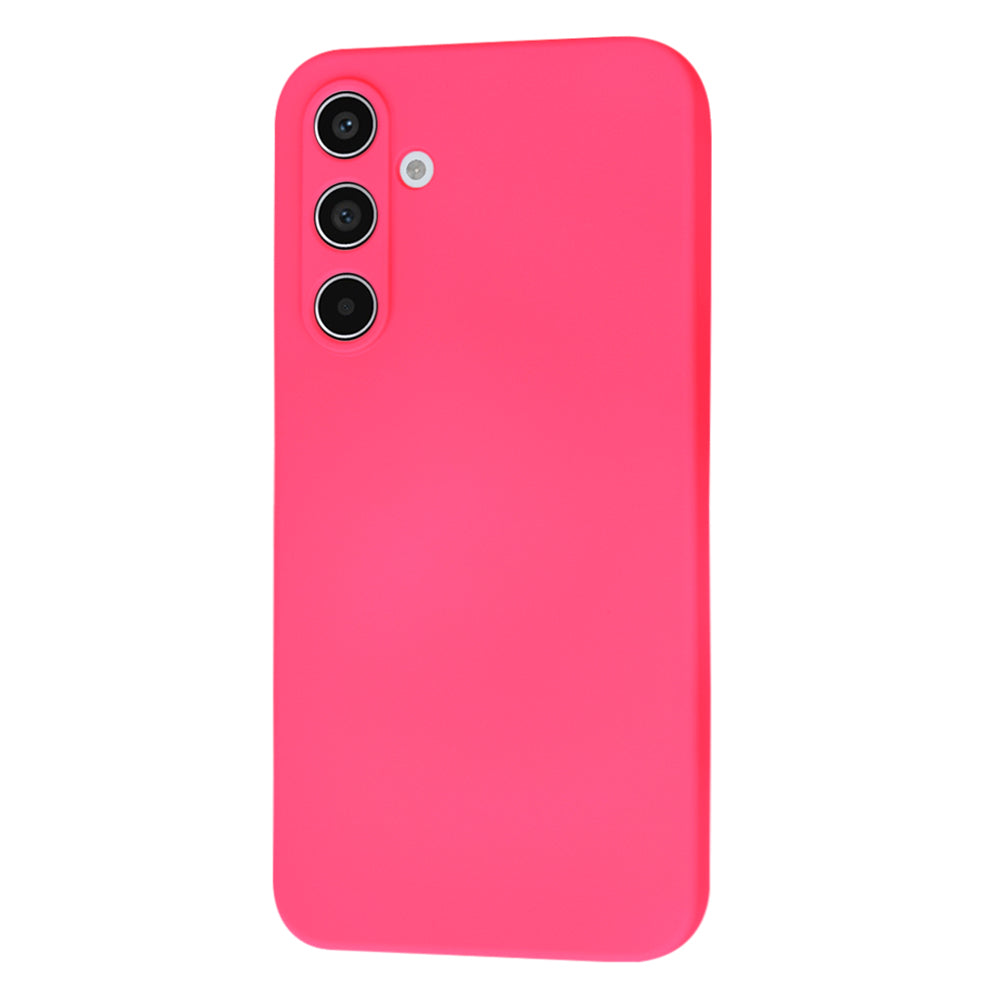 Husa de protectie Techsuit SoftFlex compatibila cu Samsung Galaxy A55 5G, acoperire spate, roz neon