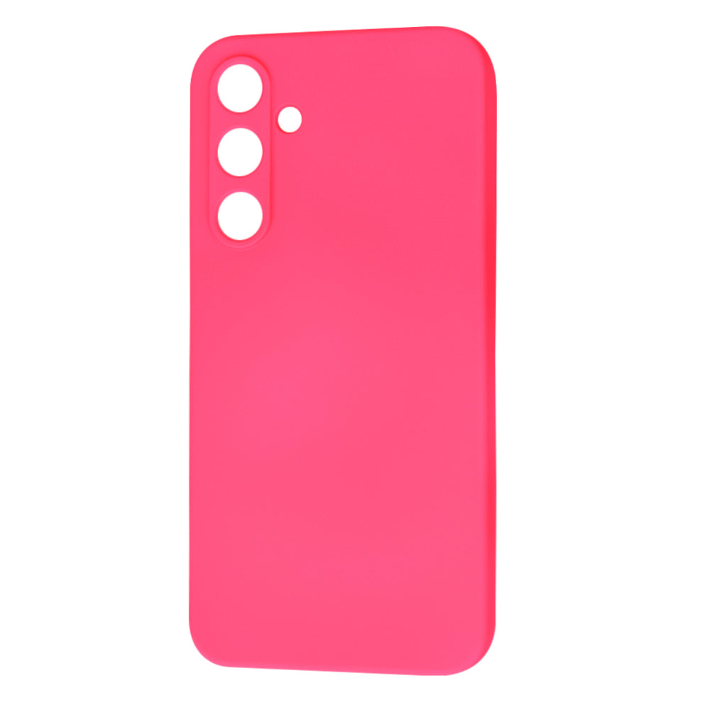 Husa de protectie Techsuit SoftFlex compatibila cu Samsung Galaxy A55 5G, acoperire spate, roz neon