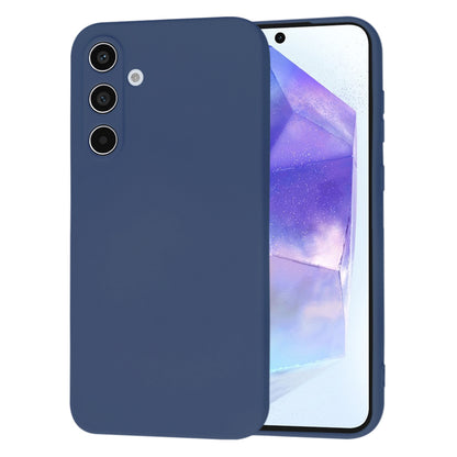 Husa de protectie Techsuit SoftFlex compatibila cu Samsung Galaxy A55 5G, acoperire spate, albastru inchis