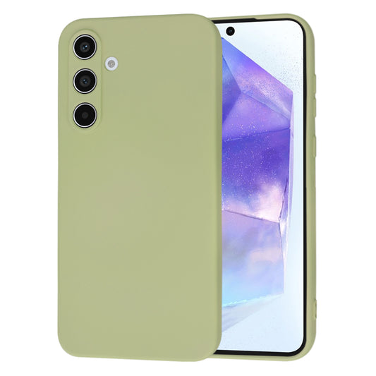 Husa de protectie Techsuit SoftFlex compatibila cu Samsung Galaxy A55 5G, acoperire spate, verde kaki