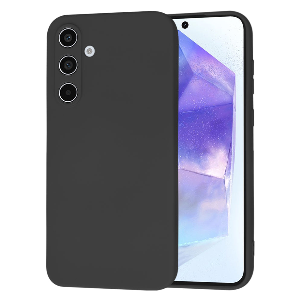 Husa de protectie Techsuit SoftFlex compatibila cu Samsung Galaxy A55 5G, acoperire spate, negru
