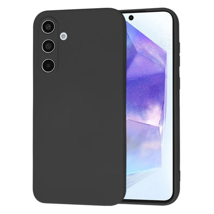 Husa de protectie Techsuit SoftFlex compatibila cu Samsung Galaxy A55 5G, acoperire spate, negru