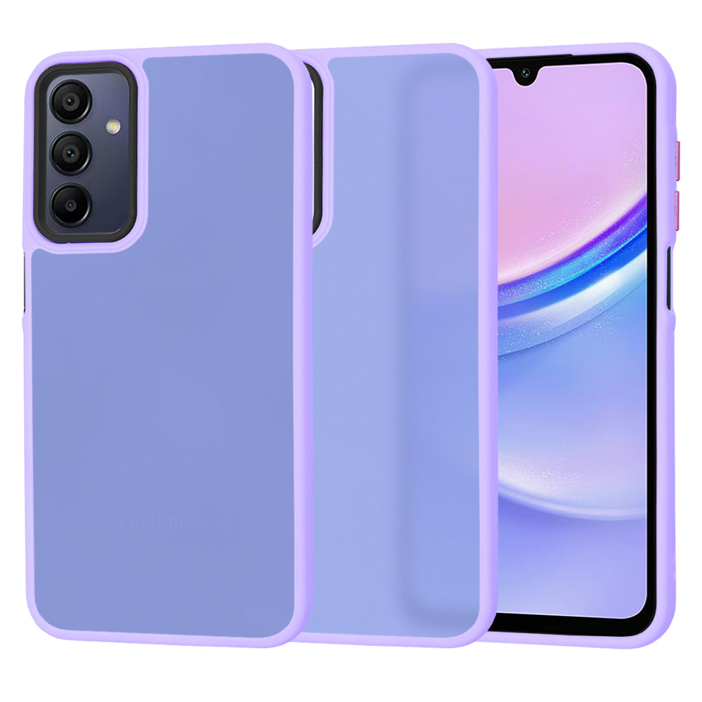 Husa de protectie Techsuit HaloFrost Series compatibila cu Samsung Galaxy A15 4G , acoperire spate, mov deschis