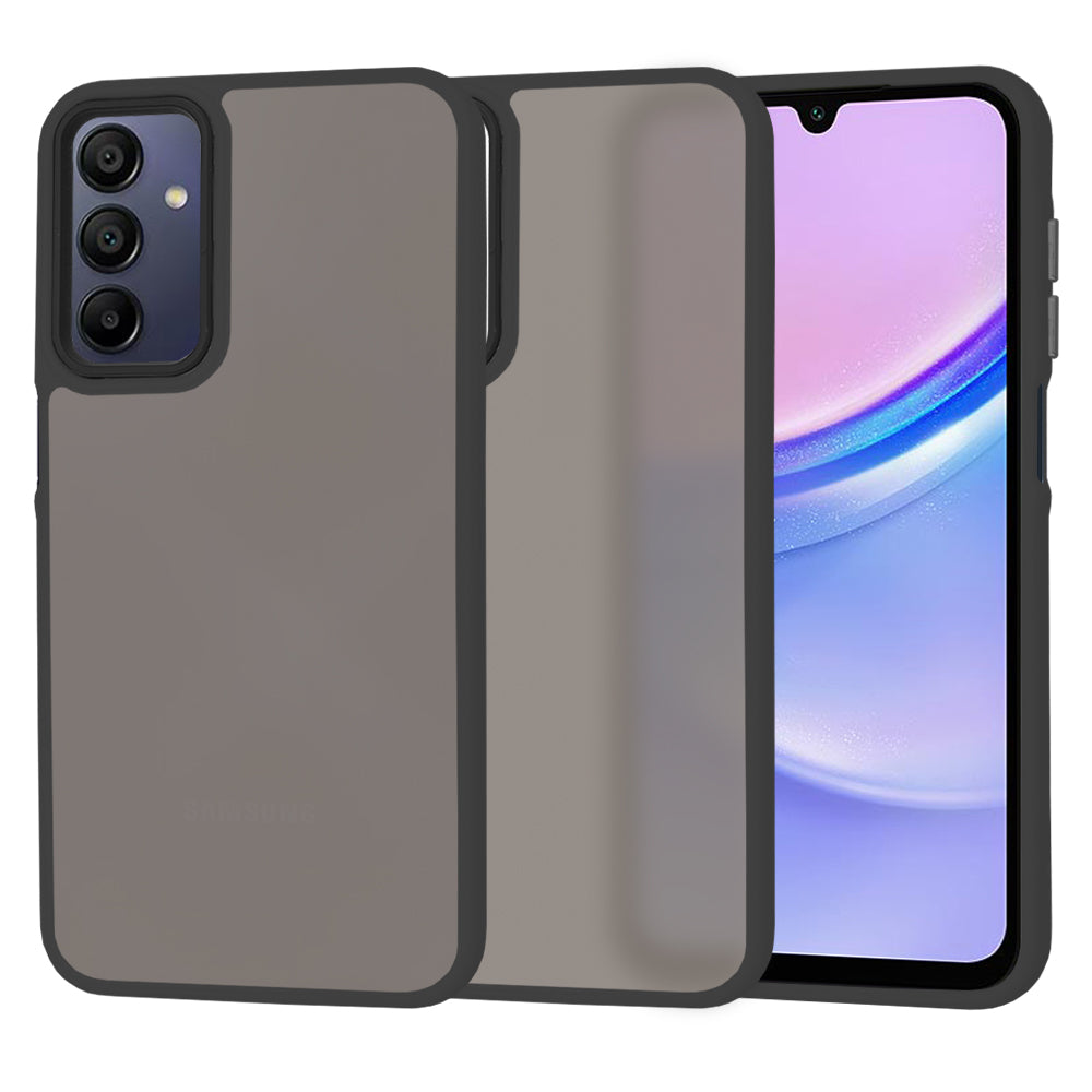 Husa de protectie Techsuit HaloFrost Series compatibila cu Samsung Galaxy A15 4G , acoperire spate, negru