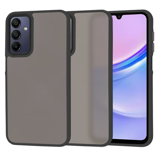 Husa de protectie Techsuit HaloFrost Series compatibila cu Samsung Galaxy A15 4G , acoperire spate, negru