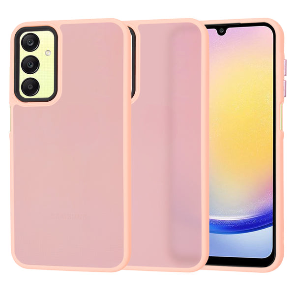 Husa de protectie Techsuit HaloFrost Series compatibila cu Samsung Galaxy A25 5G , acoperire spate, roz