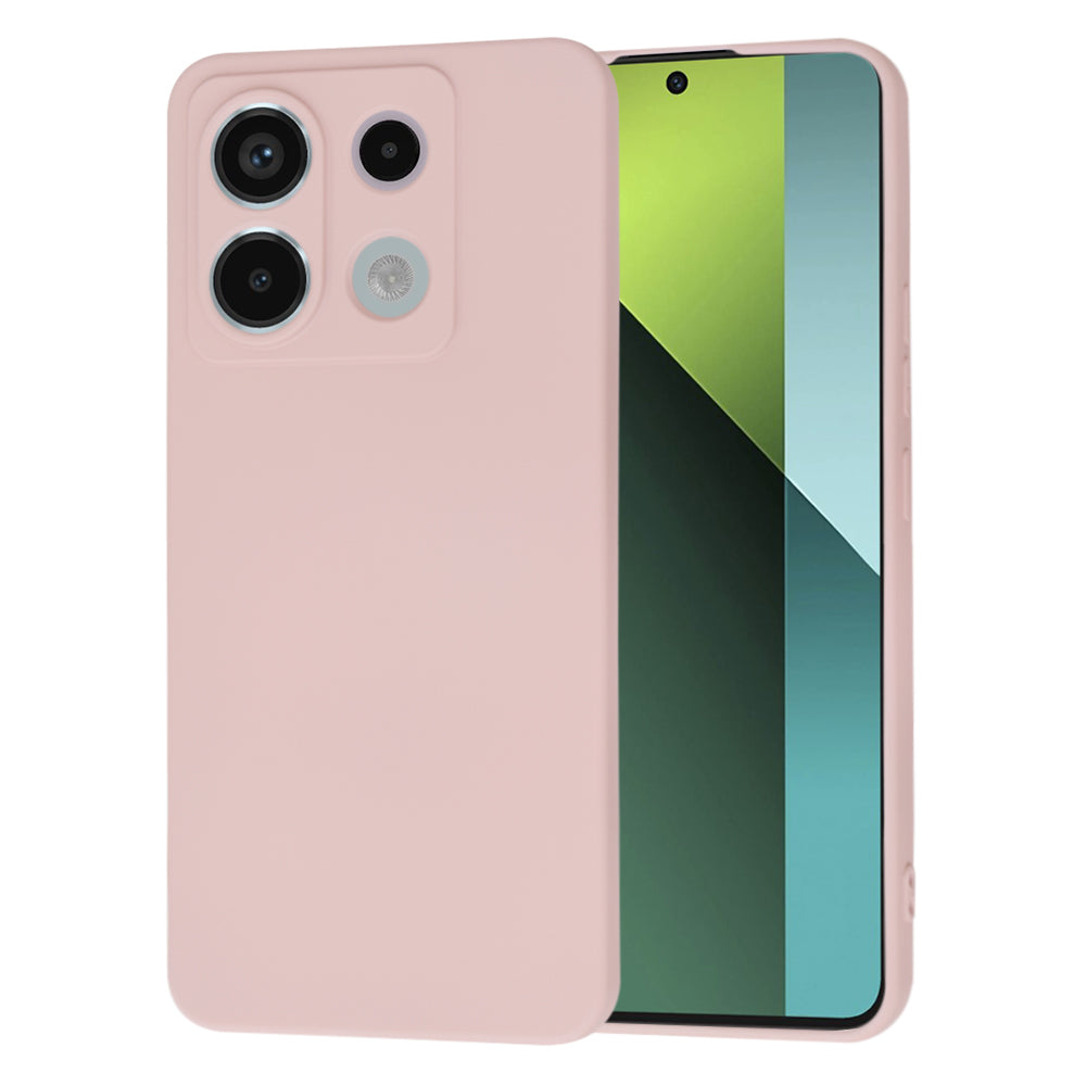 Husa de protectie Techsuit SoftFlex compatibila cu Xiaomi Redmi Note 13 Pro 5G, acoperire spate, roz pudra