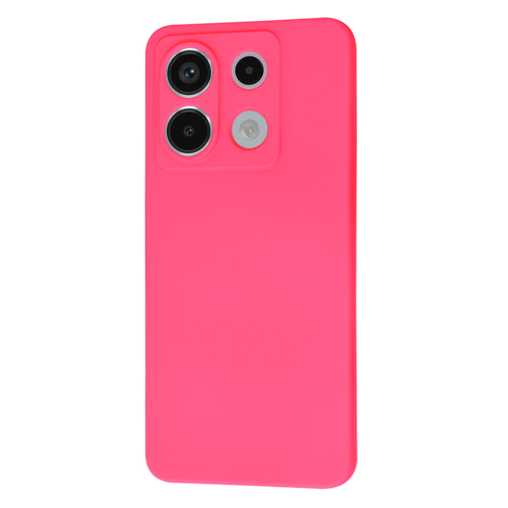 Husa de protectie Techsuit SoftFlex compatibila cu Xiaomi Poco X6, acoperire spate, roz neon