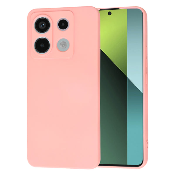 Husa de protectie Techsuit SoftFlex compatibila cu Xiaomi Redmi Note 13 Pro 5G, acoperire spate, roz deschis