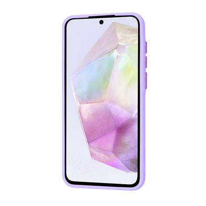 Husa de protectie Techsuit HaloFrost Series compatibila cu Samsung Galaxy A35 5G , acoperire spate, mov deschis