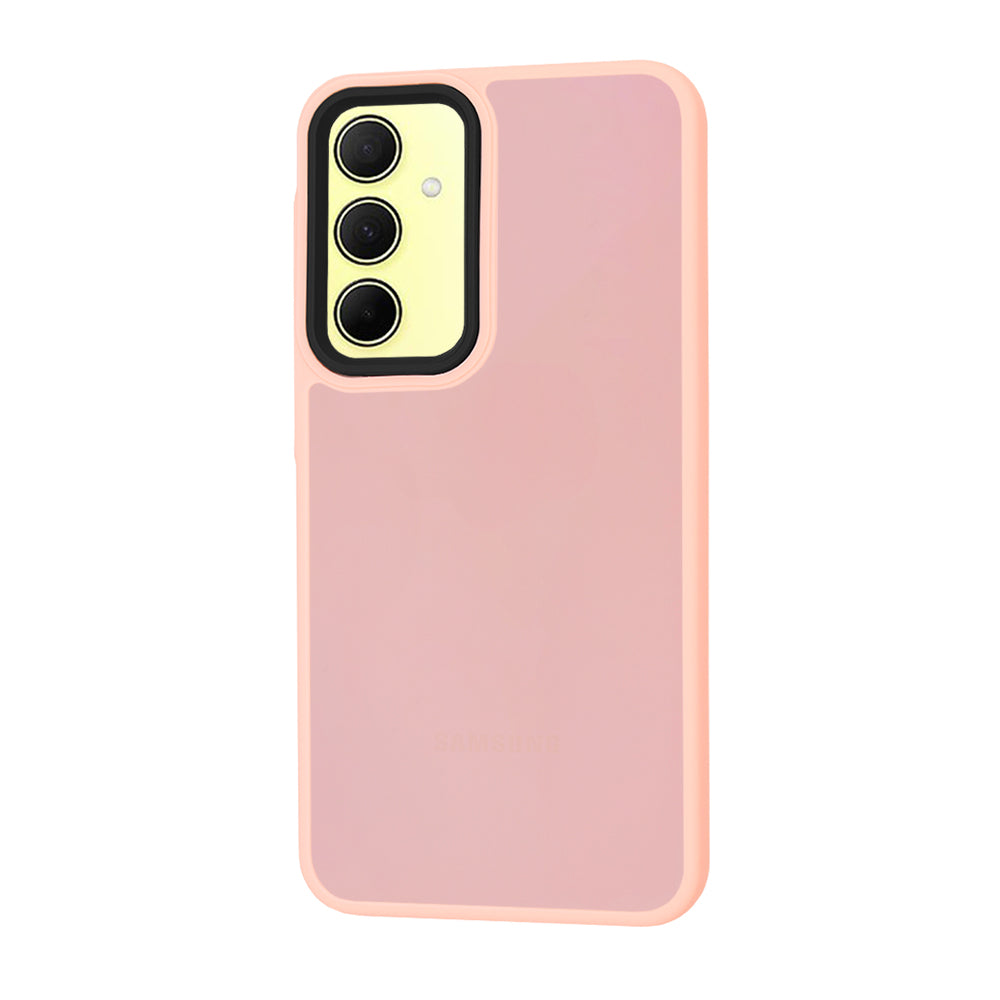 Husa de protectie Techsuit HaloFrost Series compatibila cu Samsung Galaxy A35 5G , acoperire spate, roz