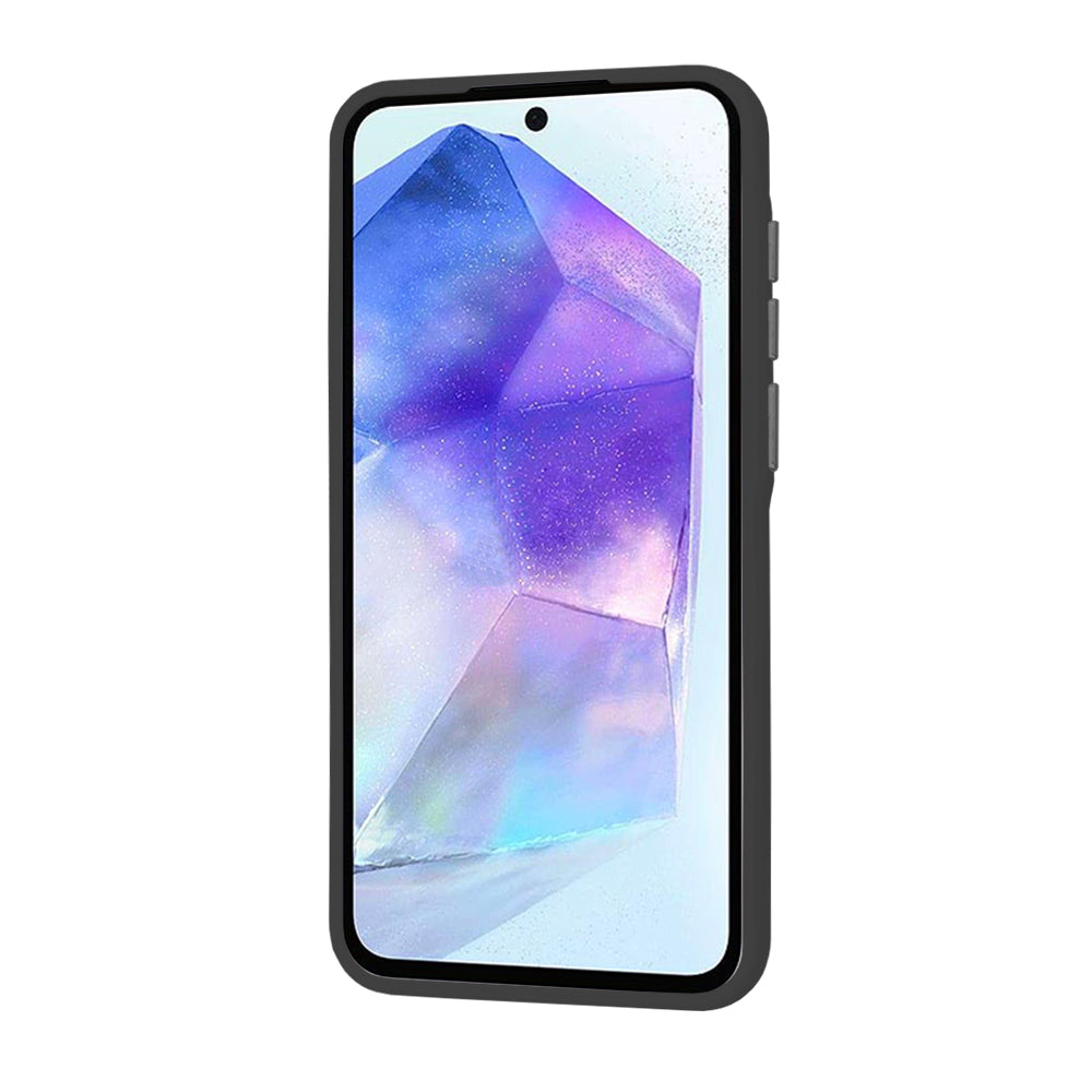Husa de protectie Techsuit HaloFrost Series compatibila cu Samsung Galaxy A55 5G , acoperire spate, negru