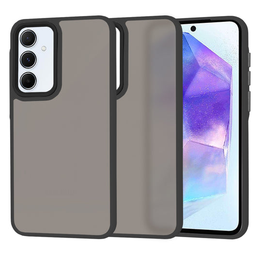 Husa de protectie Techsuit HaloFrost Series compatibila cu Samsung Galaxy A55 5G , acoperire spate, negru