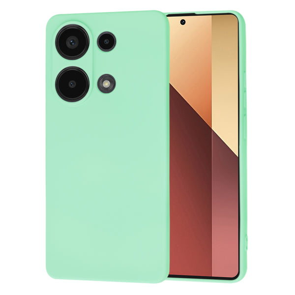 Husa de protectie Techsuit SoftFlex compatibila cu Xiaomi Poco M6 Pro 4G, acoperire spate, verde menta