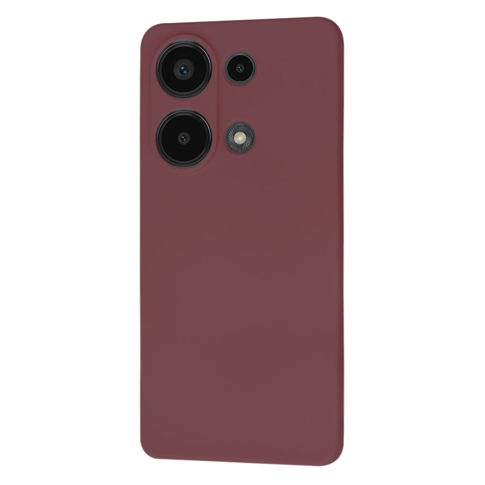 Husa de protectie Techsuit SoftFlex compatibila cu Xiaomi Poco M6 Pro 4G, acoperire spate, visiniu