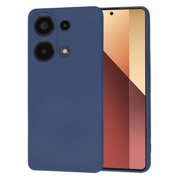 Husa de protectie Techsuit SoftFlex compatibila cu Xiaomi Redmi Note 13 Pro 4G, acoperire spate, albastru inchis