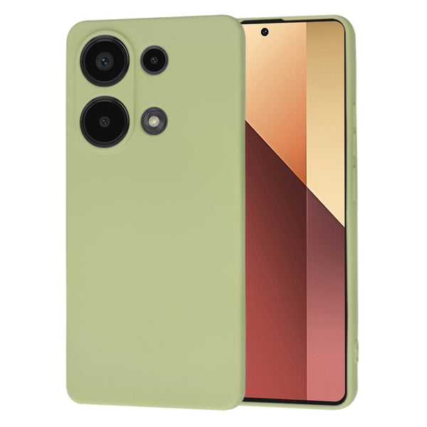 Husa de protectie Techsuit SoftFlex compatibila cu Xiaomi Redmi Note 13 Pro 4G, acoperire spate, verde kaki